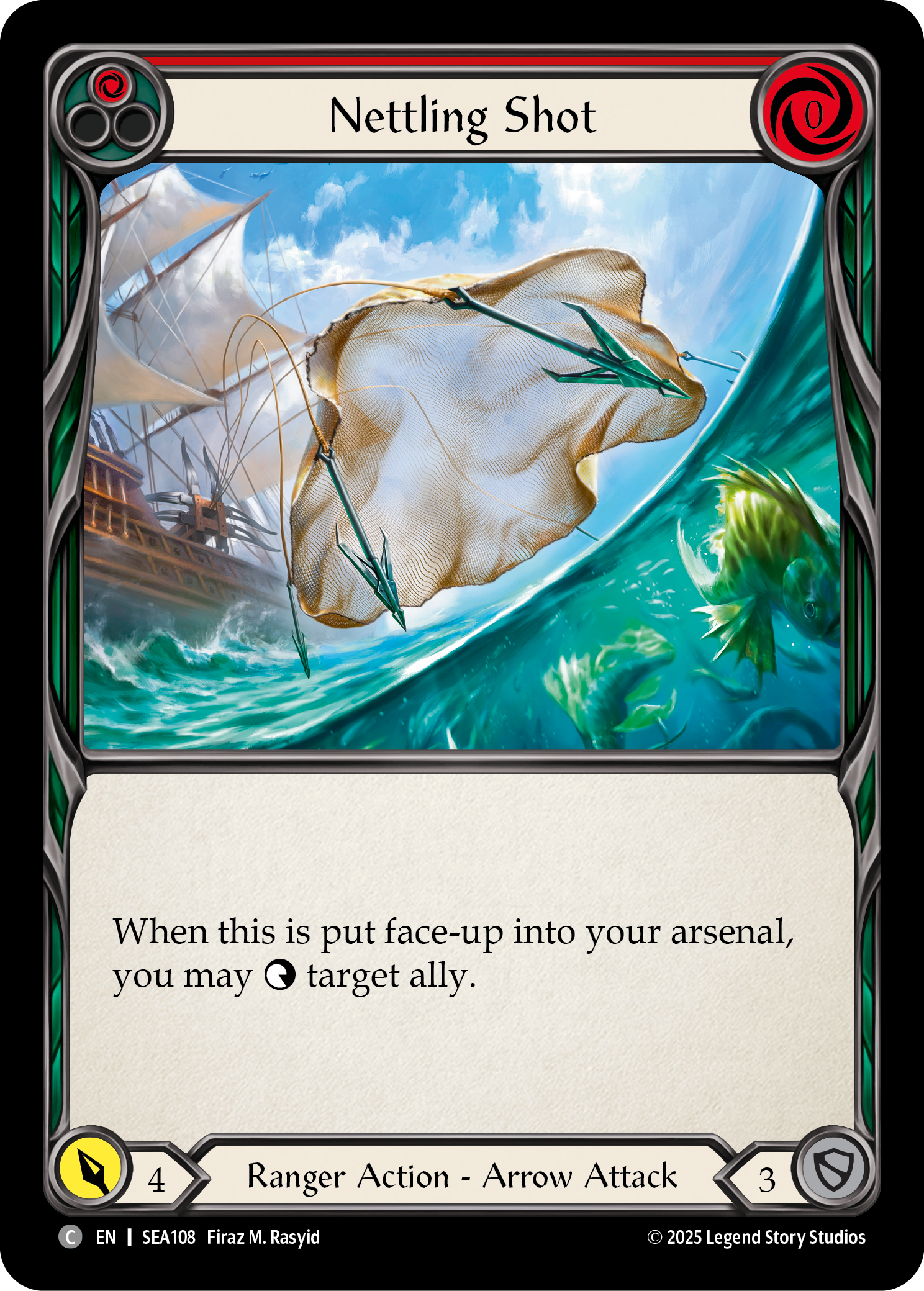 Nettling Shot (Red) - Flesh and Blood TCG - MoxLand
