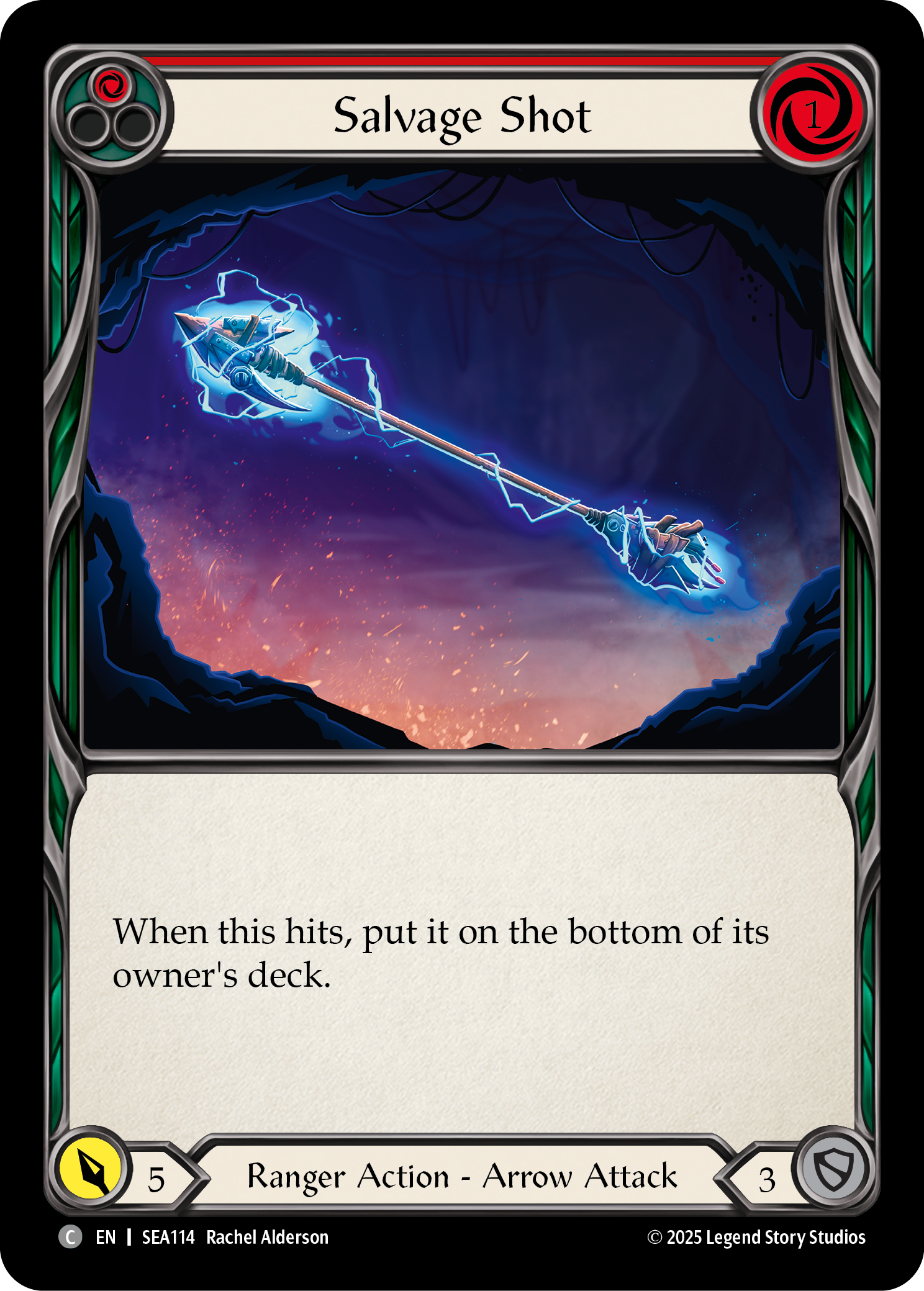 Salvage Shot (Red) - Flesh and Blood TCG - MoxLand