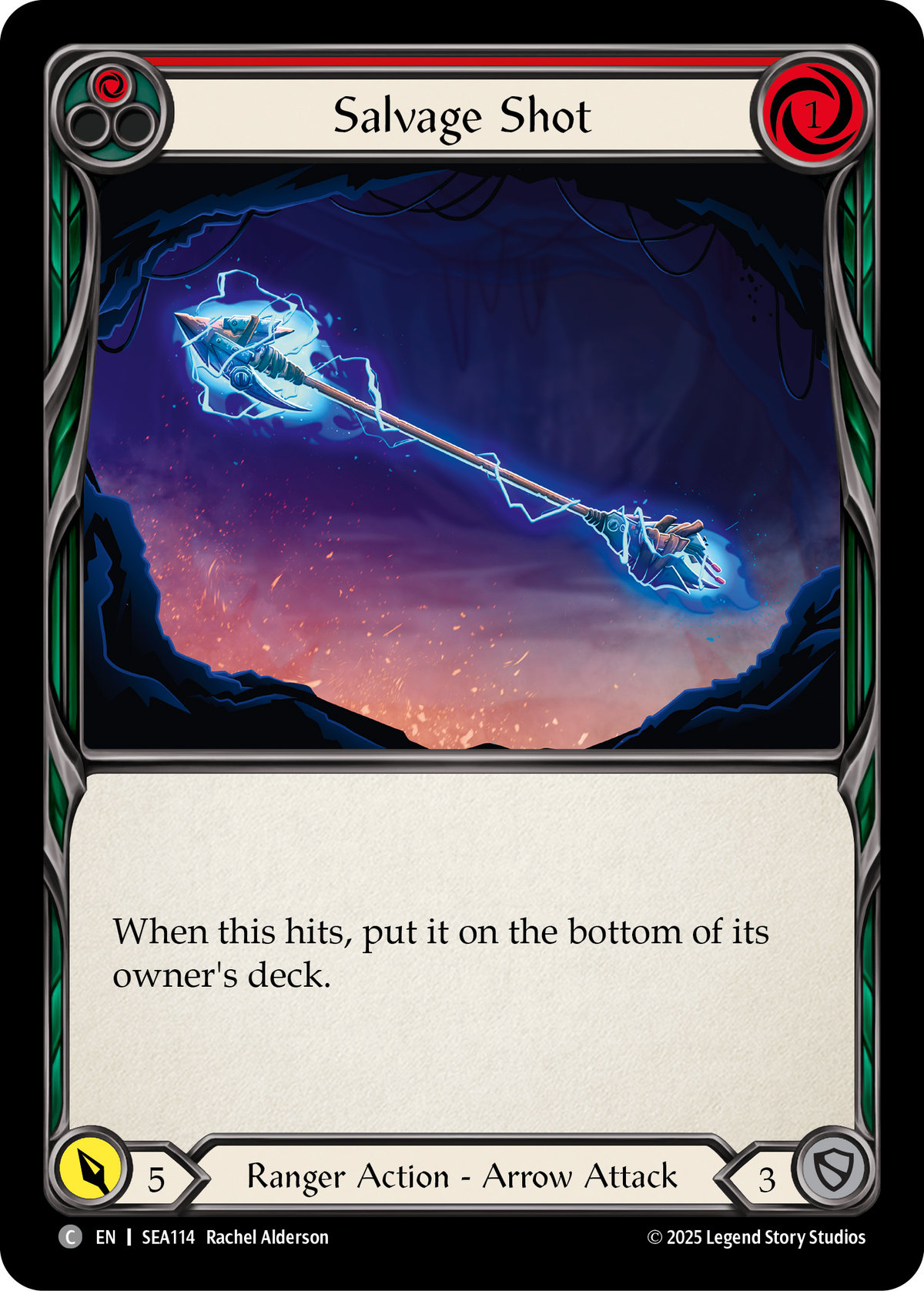 Salvage Shot (Red) - Flesh and Blood TCG - MoxLand