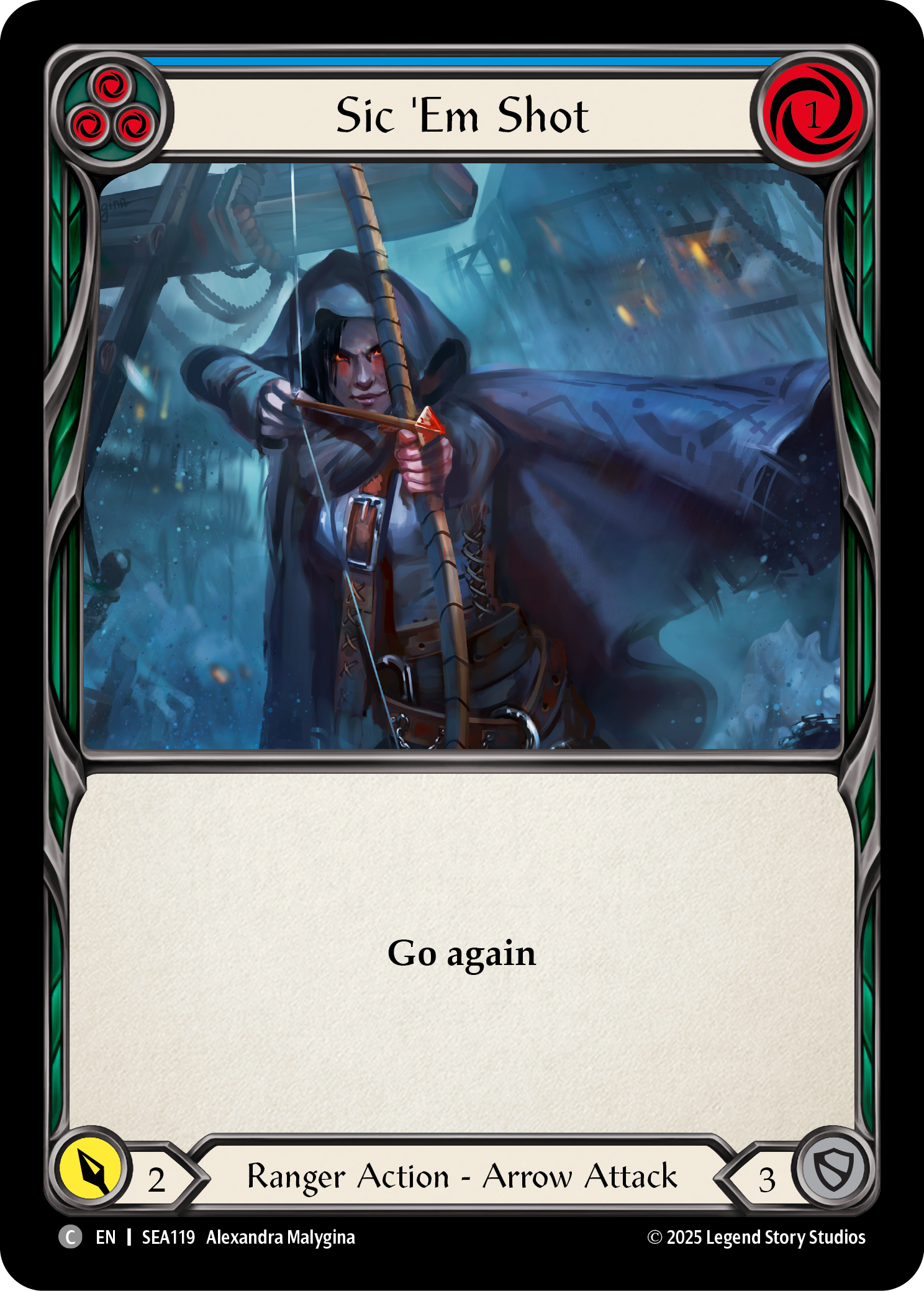 Sic 'Em Shot (Blue) - Flesh and Blood TCG - MoxLand