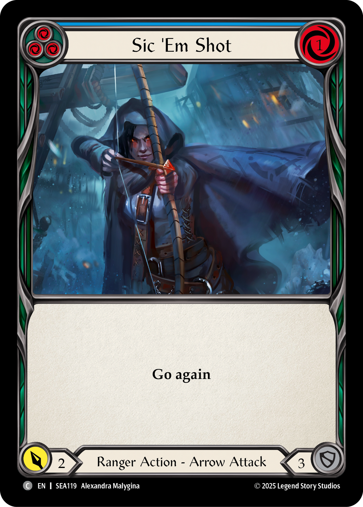 Sic 'Em Shot (Blue) - Flesh and Blood TCG - MoxLand