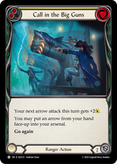 Call in the Big Guns (Yellow) - Flesh and Blood TCG - MoxLand