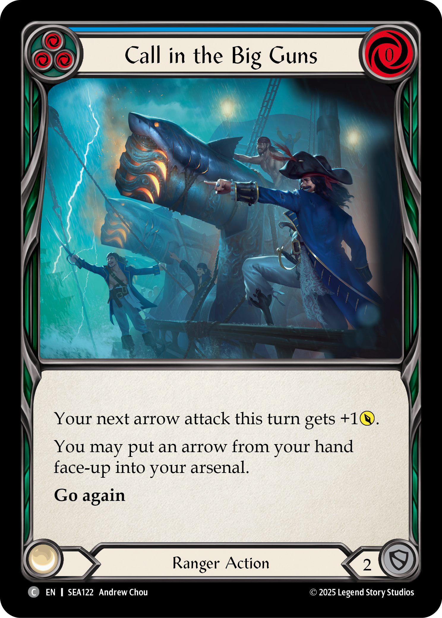 Call in the Big Guns (Blue) - Flesh and Blood TCG - MoxLand