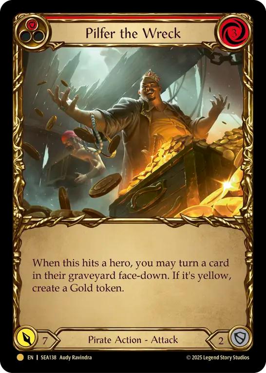 Pilfer the Wreck (Red) - Flesh and Blood TCG - MoxLand