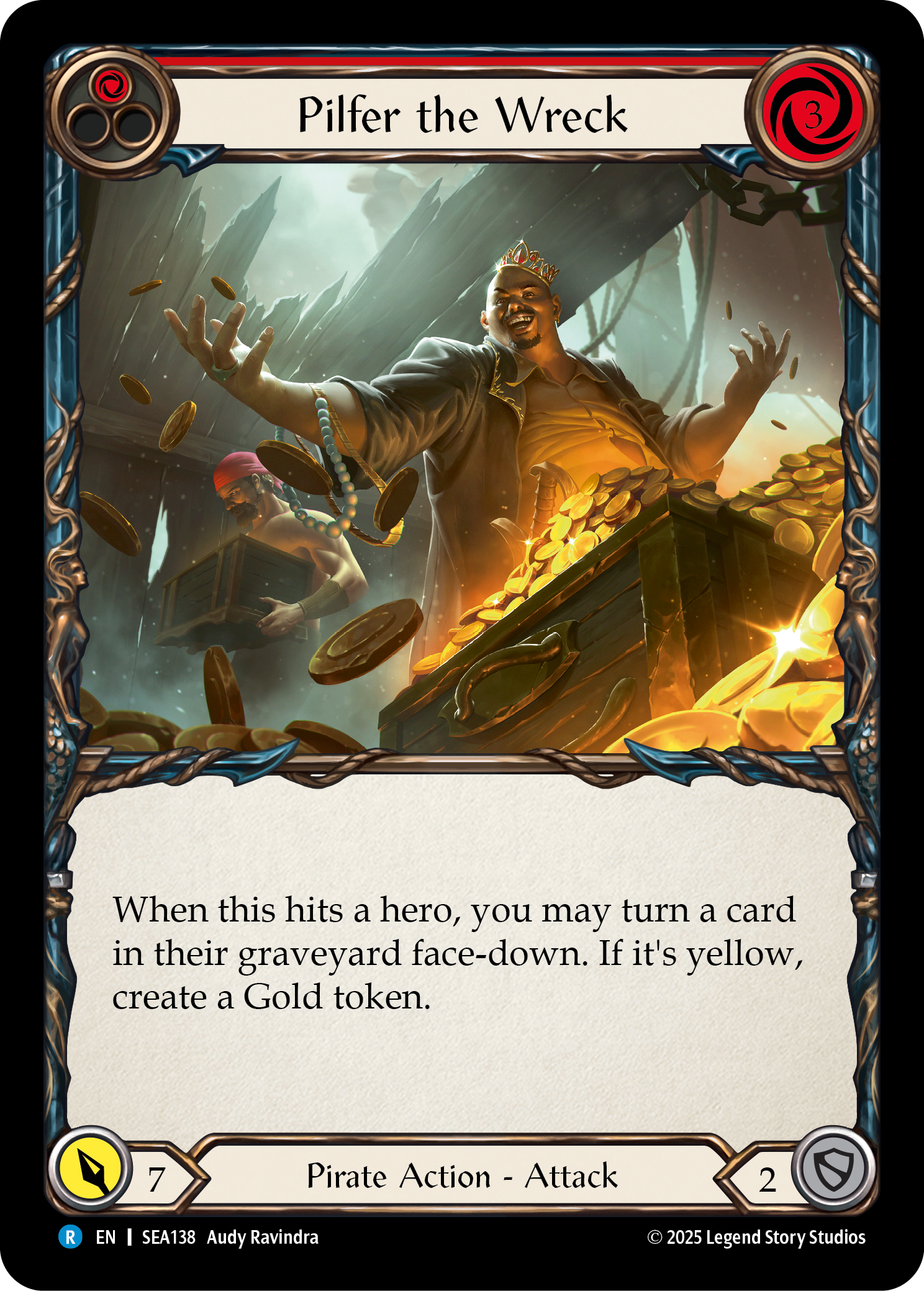 Pilfer the Wreck (Red) - Flesh and Blood TCG - MoxLand