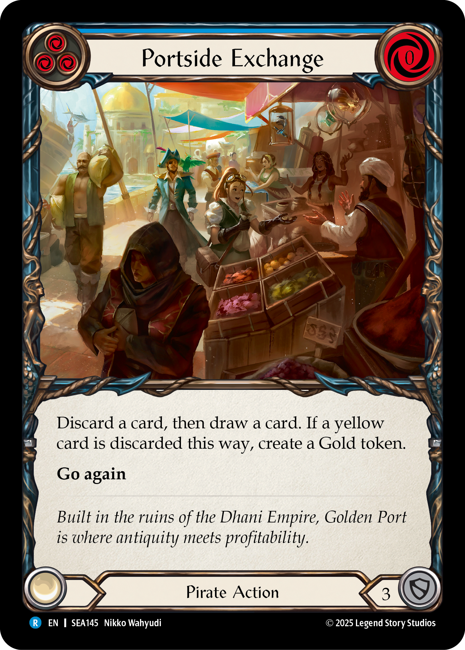 Portside Exchange (Blue) - Flesh and Blood TCG - MoxLand