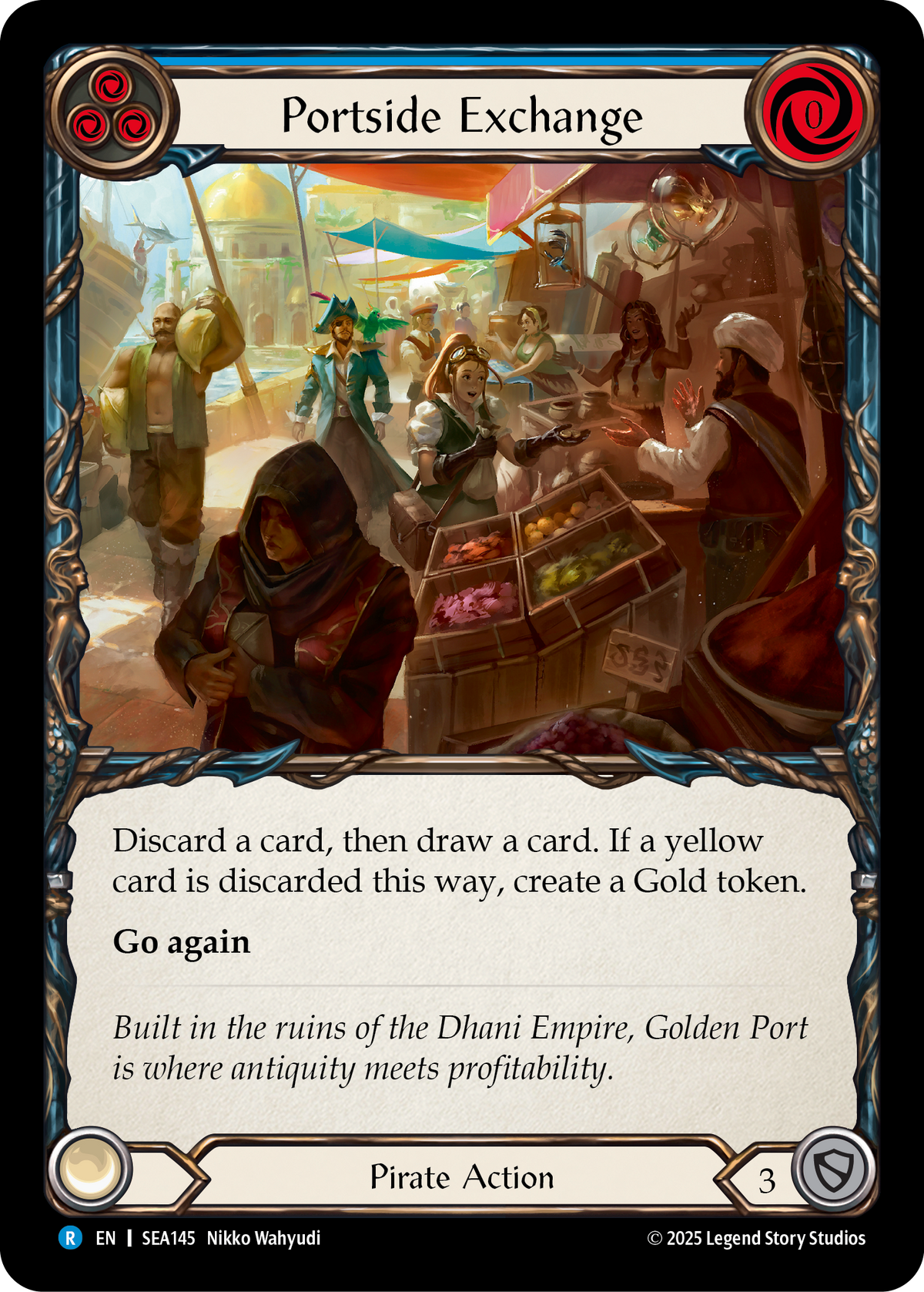 Portside Exchange (Blue) - Flesh and Blood TCG - MoxLand
