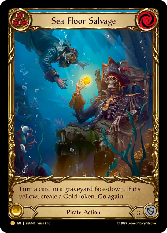 Sea Floor Salvage (Blue) - Flesh and Blood TCG - MoxLand