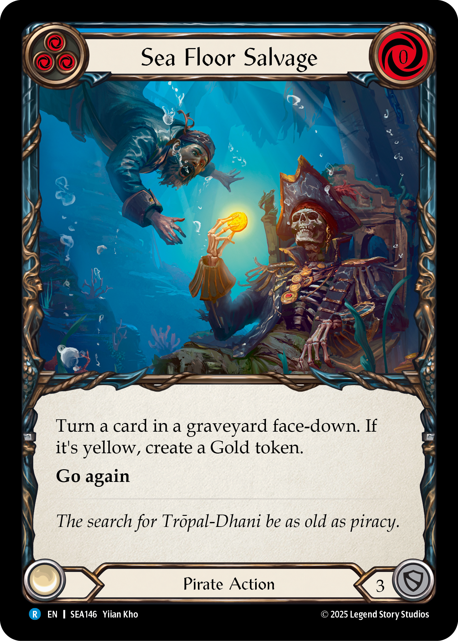 Sea Floor Salvage (Blue) - Flesh and Blood TCG - MoxLand