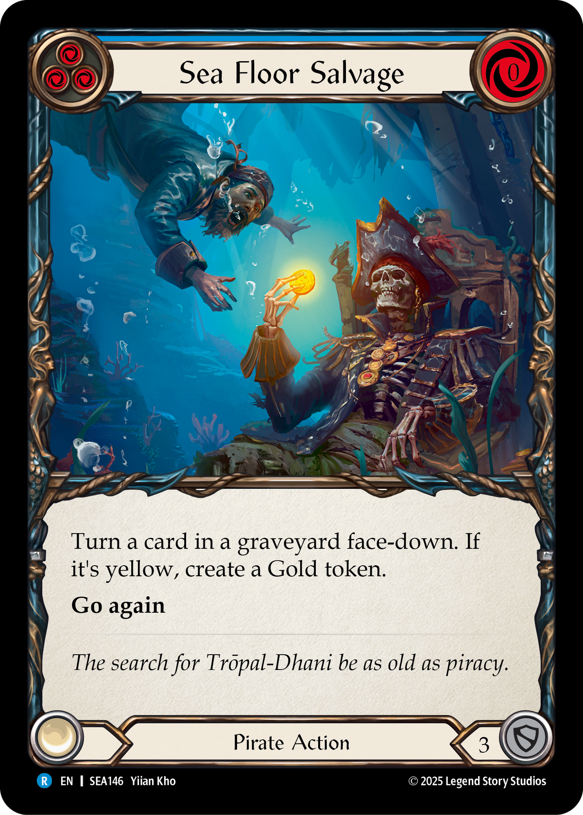Sea Floor Salvage (Blue) - Flesh and Blood TCG - MoxLand