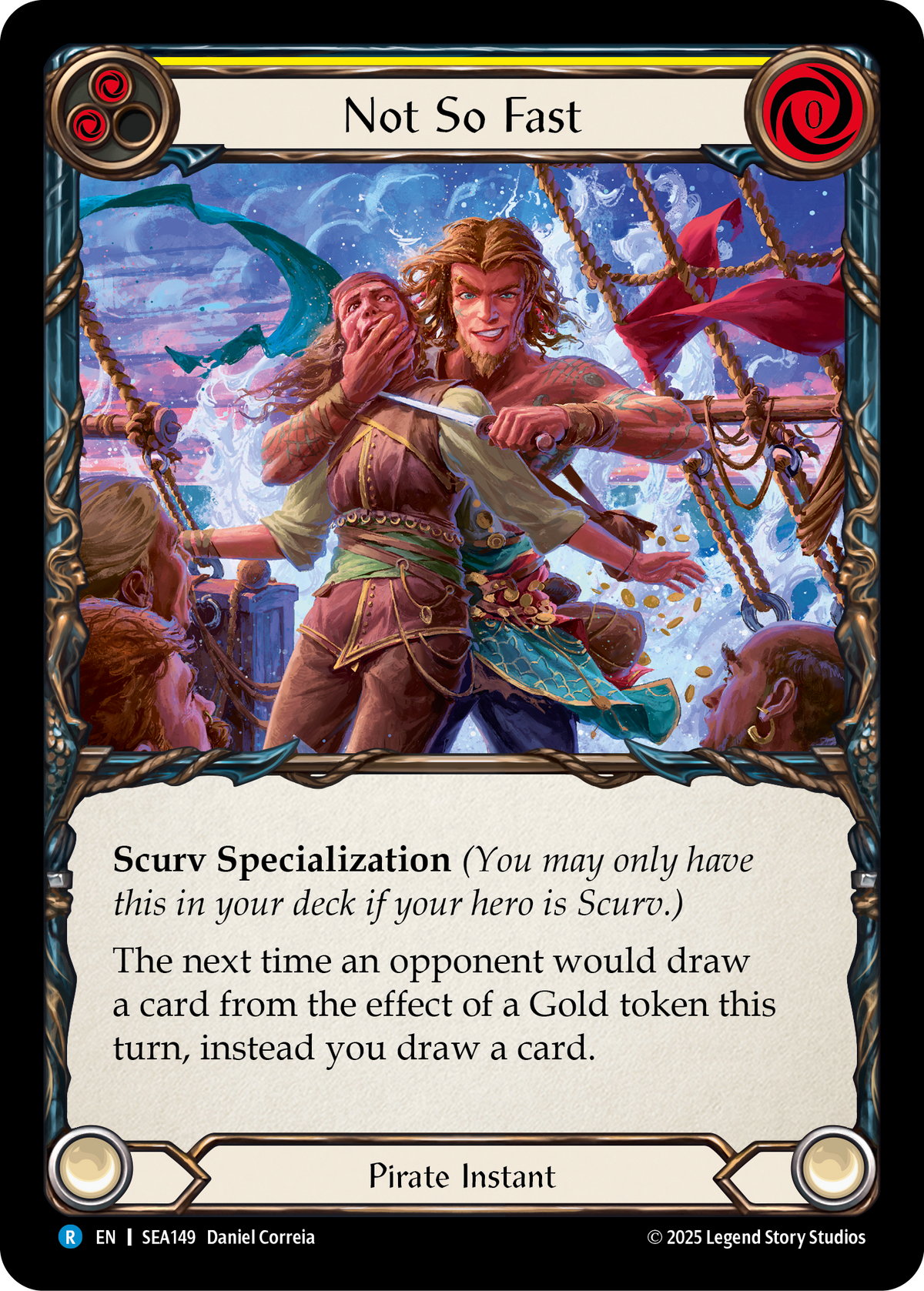 Not So Fast (Yellow) - Flesh and Blood TCG - MoxLand