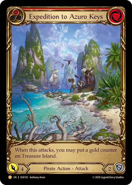 Expedition to Azuro Keys (Red) - Flesh and Blood TCG - MoxLand