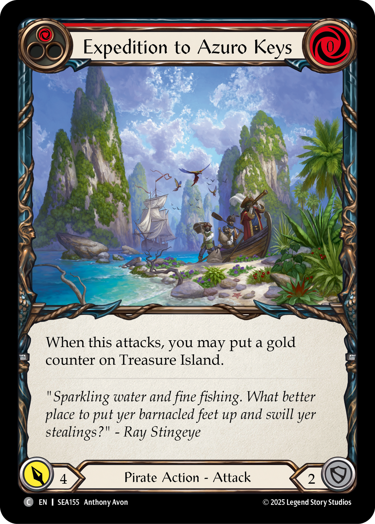 Expedition to Azuro Keys (Red) - Flesh and Blood TCG - MoxLand