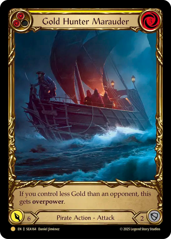 Gold Hunter Marauder (Yellow) - Flesh and Blood TCG - MoxLand