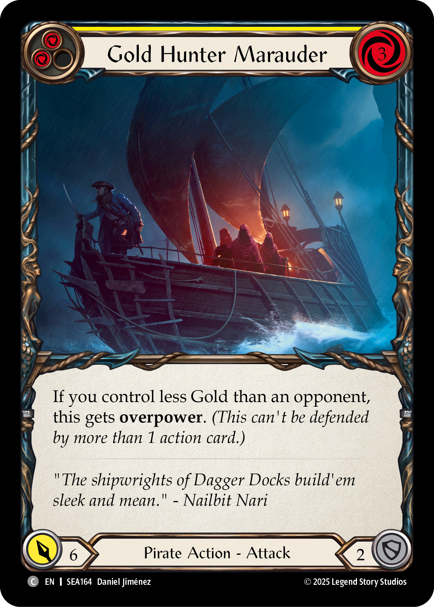 Gold Hunter Marauder (Yellow) - Flesh and Blood TCG - MoxLand