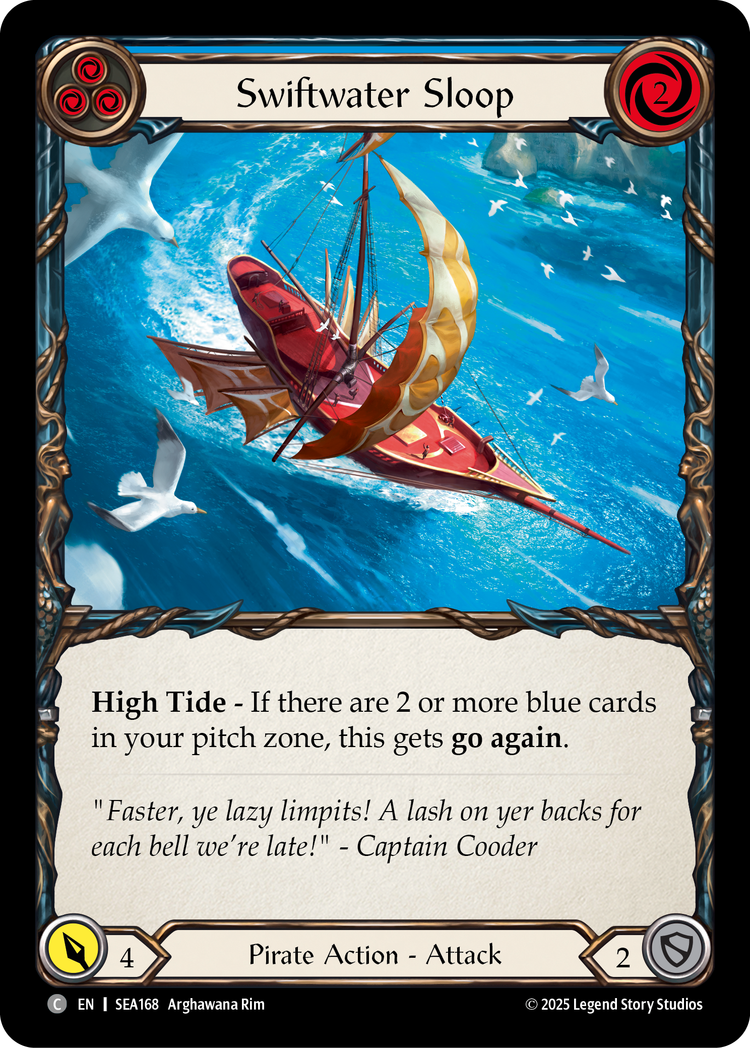 Swiftwater Sloop (Blue) - Flesh and Blood TCG - MoxLand