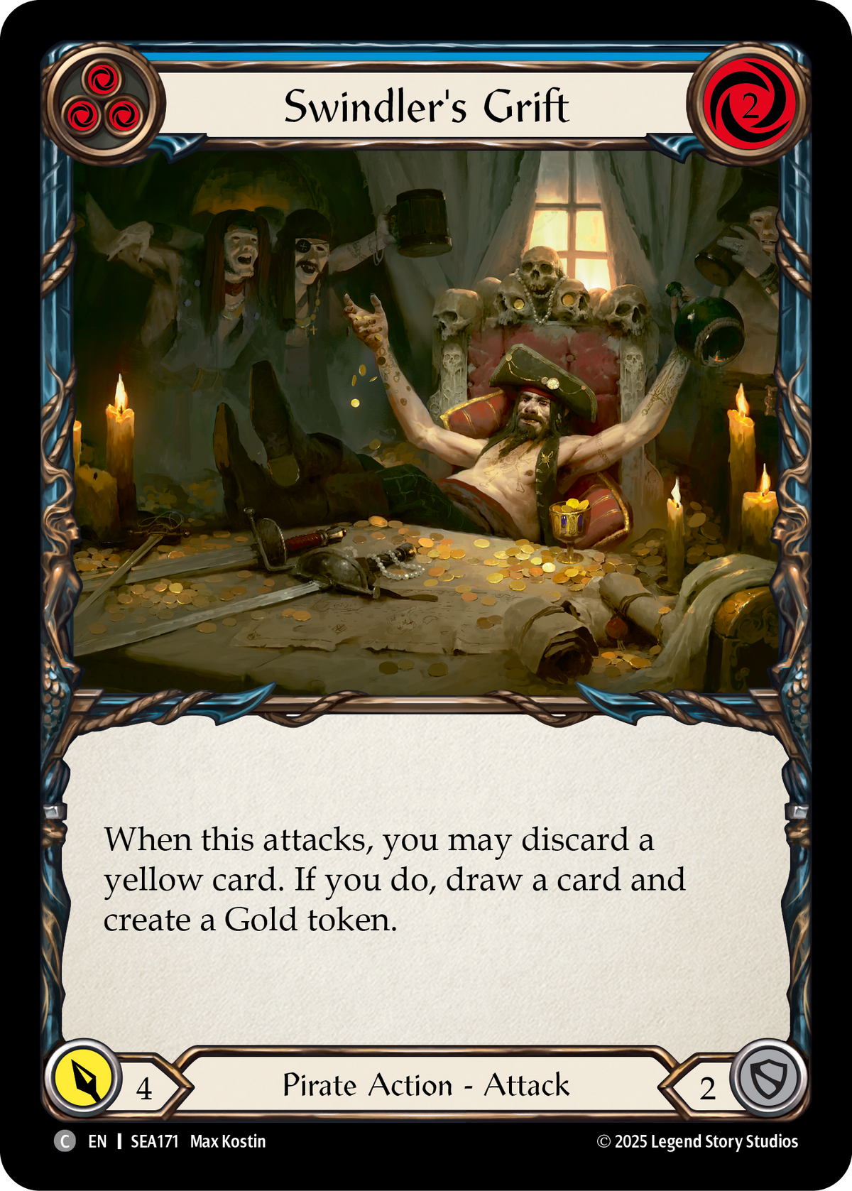 Swindler's Grift (Blue) - Flesh and Blood TCG - MoxLand