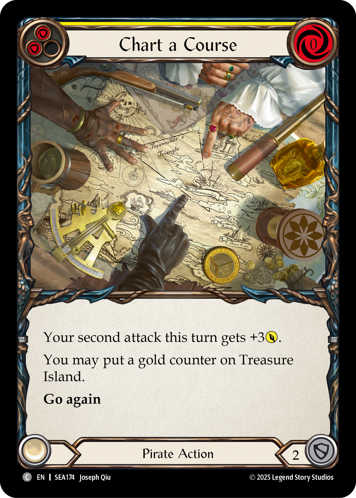 Chart a Course (Yellow) - Flesh and Blood TCG - MoxLand