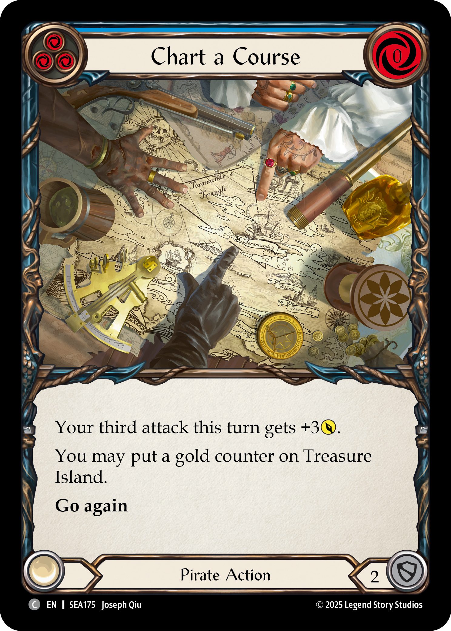Chart a Course (Blue) - Flesh and Blood TCG - MoxLand