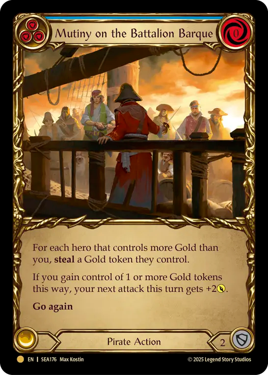 Mutiny on the Battalion Barque (Blue) - Flesh and Blood TCG - MoxLand