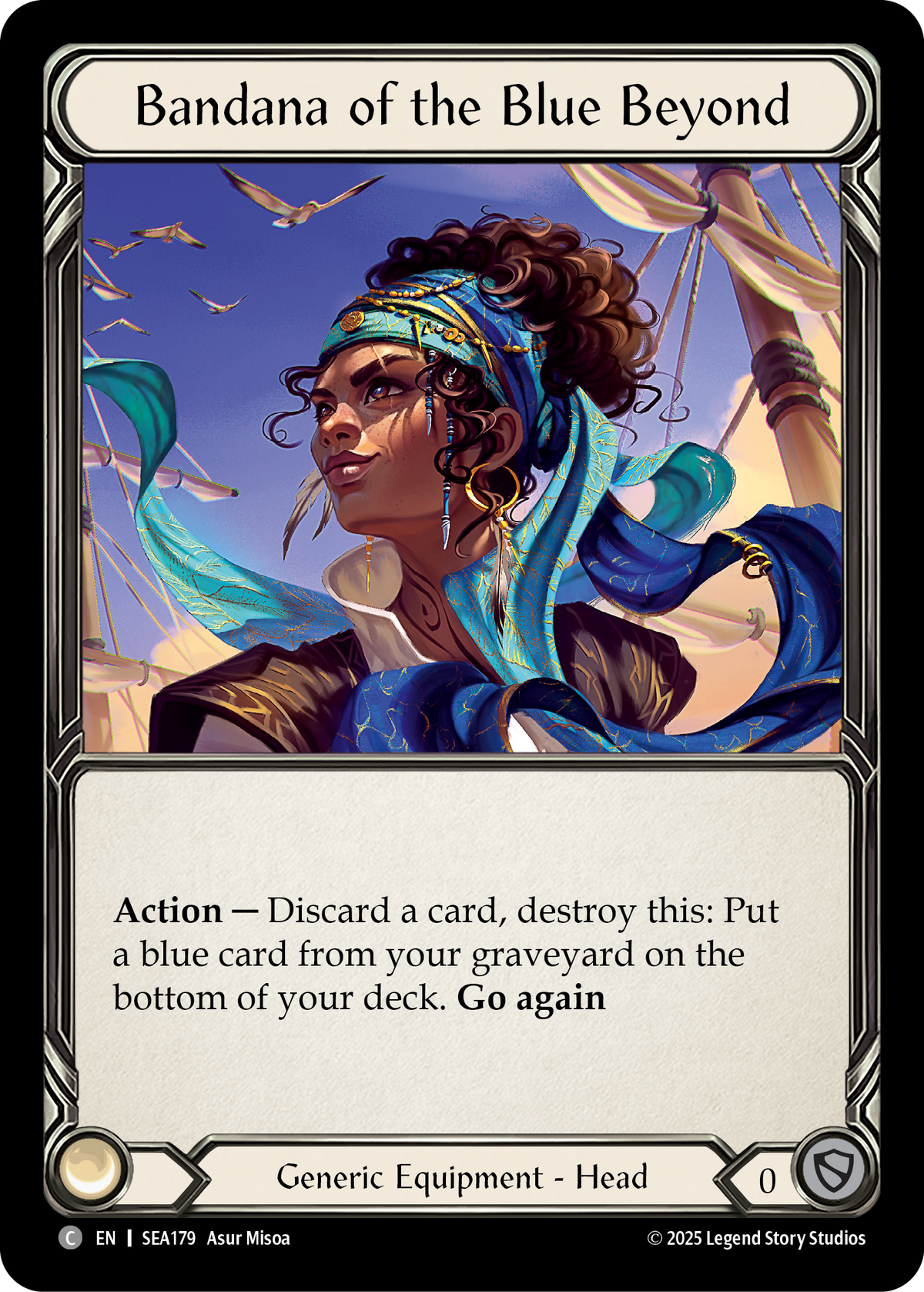 Bandana of the Blue Beyond - Flesh and Blood TCG - MoxLand