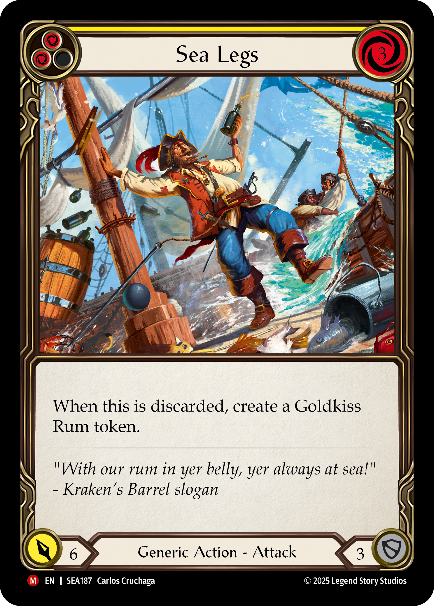Sea Legs (Yellow) - Flesh and Blood TCG - MoxLand