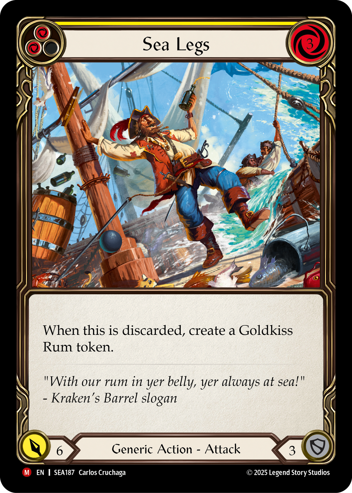 Sea Legs (Yellow) - Flesh and Blood TCG - MoxLand