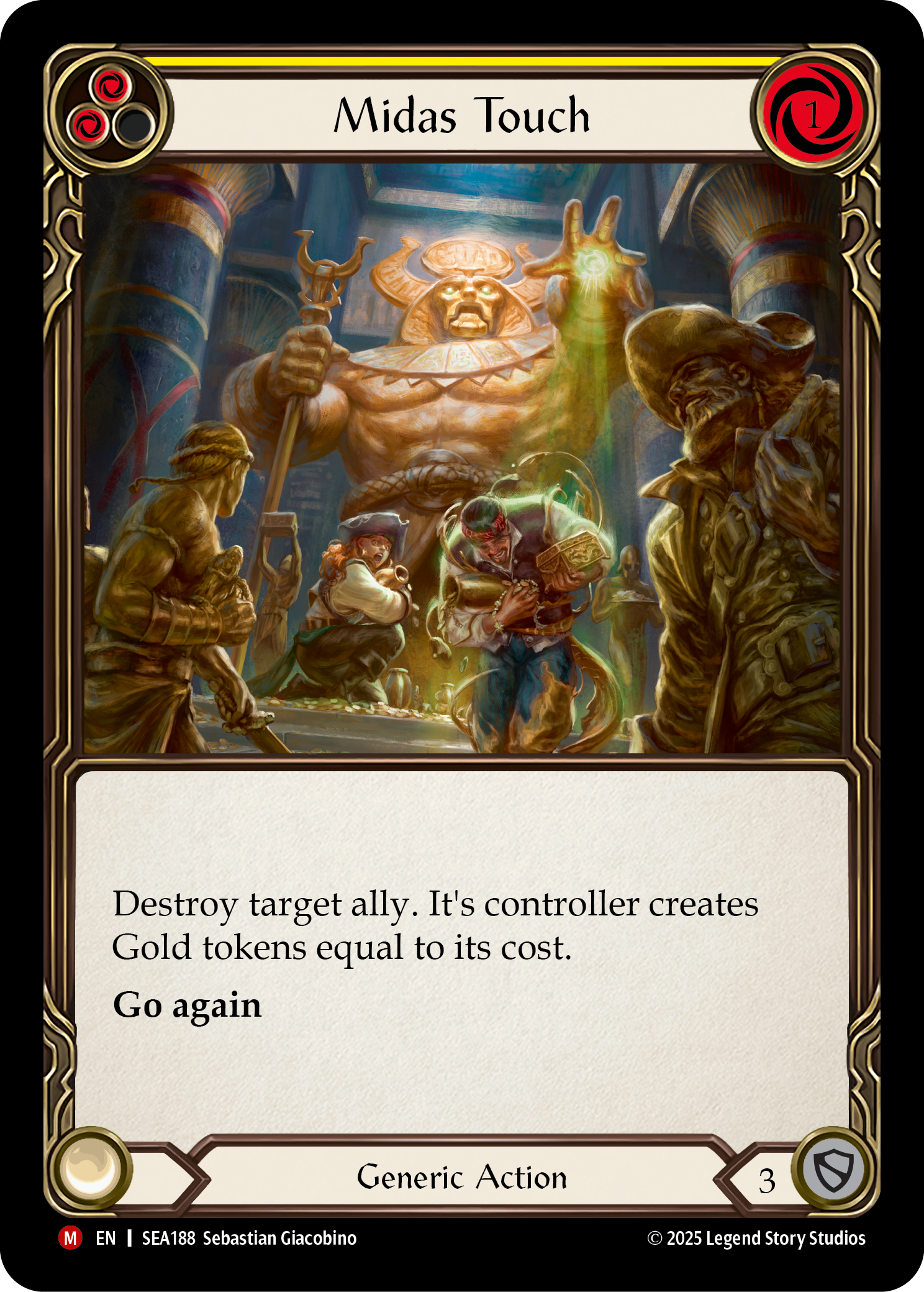 Midas Touch (Yellow) - Flesh and Blood TCG - MoxLand