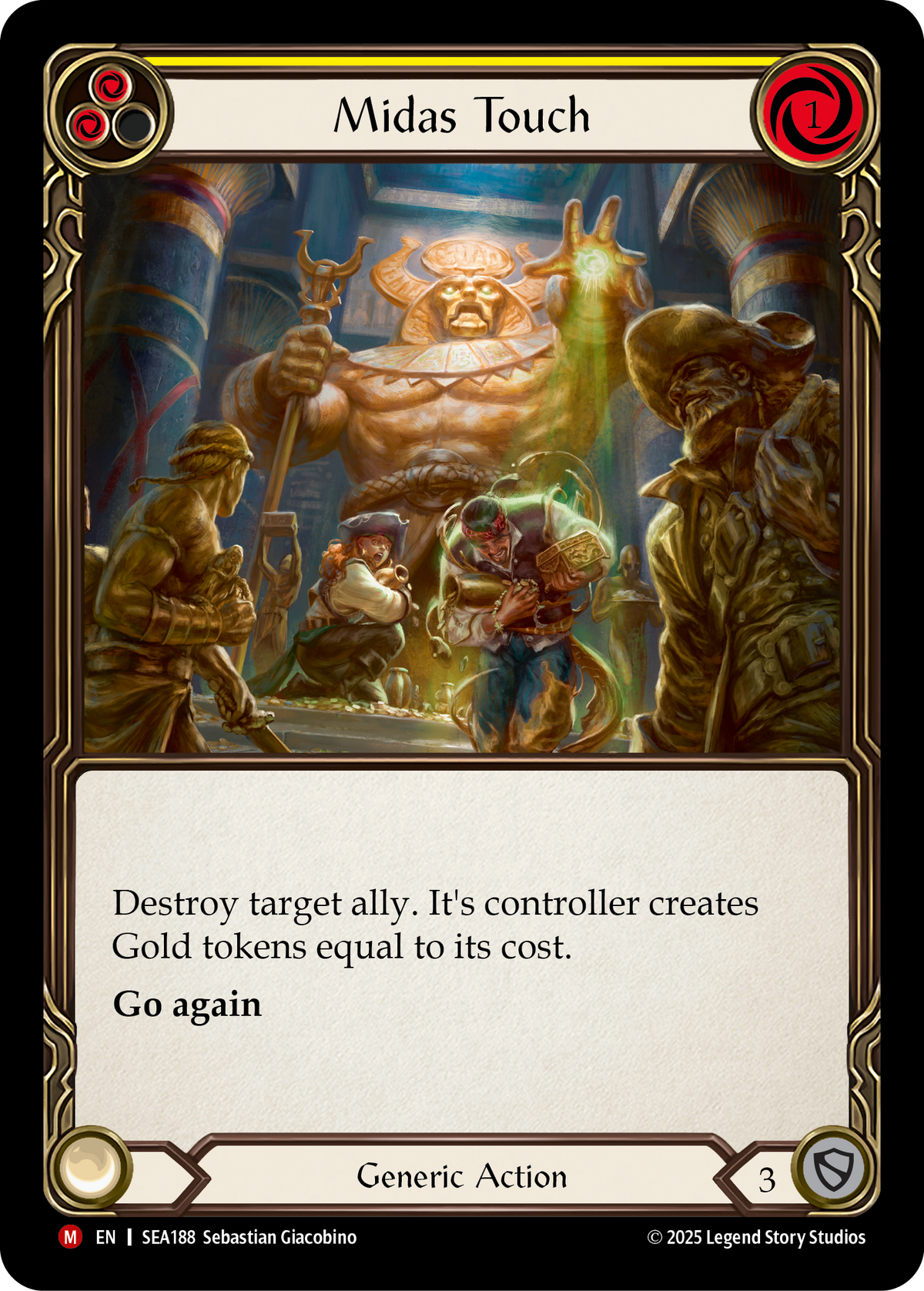 Midas Touch (Yellow) - Flesh and Blood TCG - MoxLand
