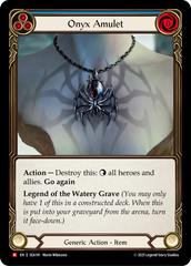 Onyx Amulet (Blue) - Flesh and Blood TCG - MoxLand