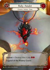 Ruby Amulet (Blue) - Flesh and Blood TCG - MoxLand