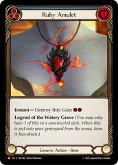 Ruby Amulet (Blue) - Flesh and Blood TCG - MoxLand