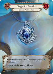 Sapphire Amulet (Blue) - Flesh and Blood TCG - MoxLand