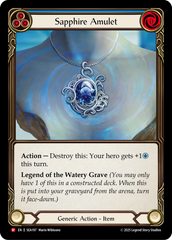 Sapphire Amulet (Blue) - Flesh and Blood TCG - MoxLand