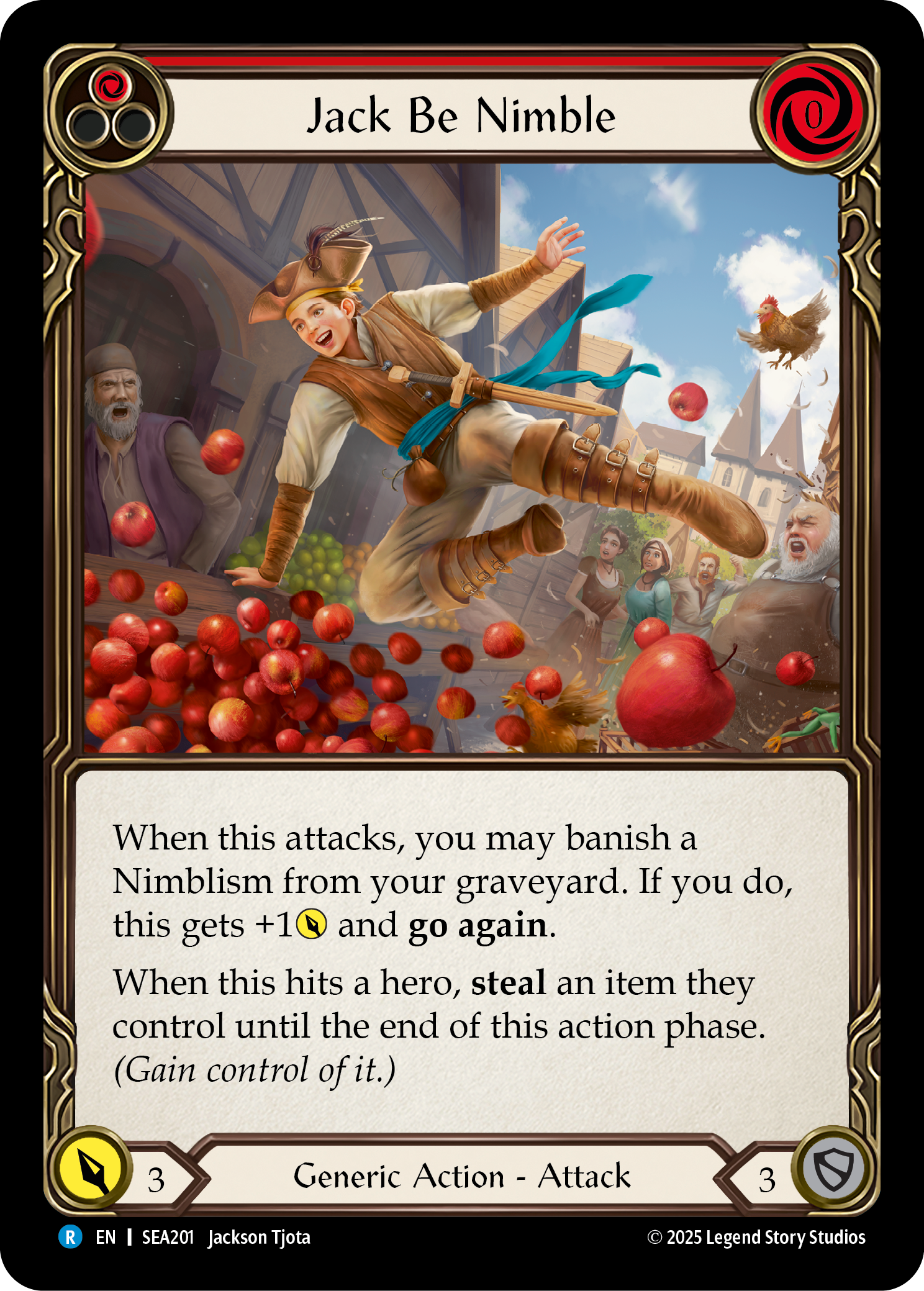 Jack Be Nimble (Red) - Flesh and Blood TCG - MoxLand