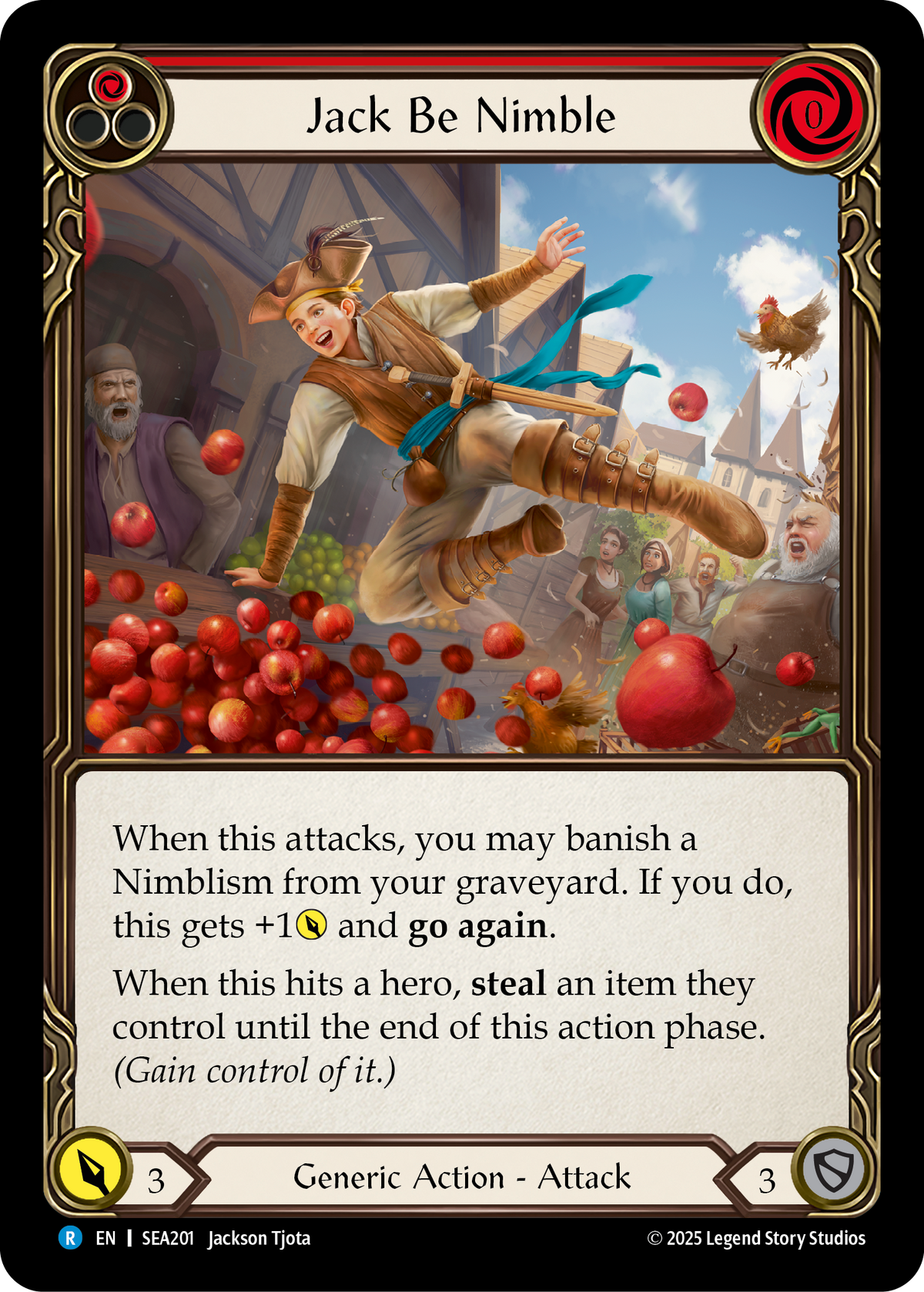 Jack Be Nimble (Red) - Flesh and Blood TCG - MoxLand