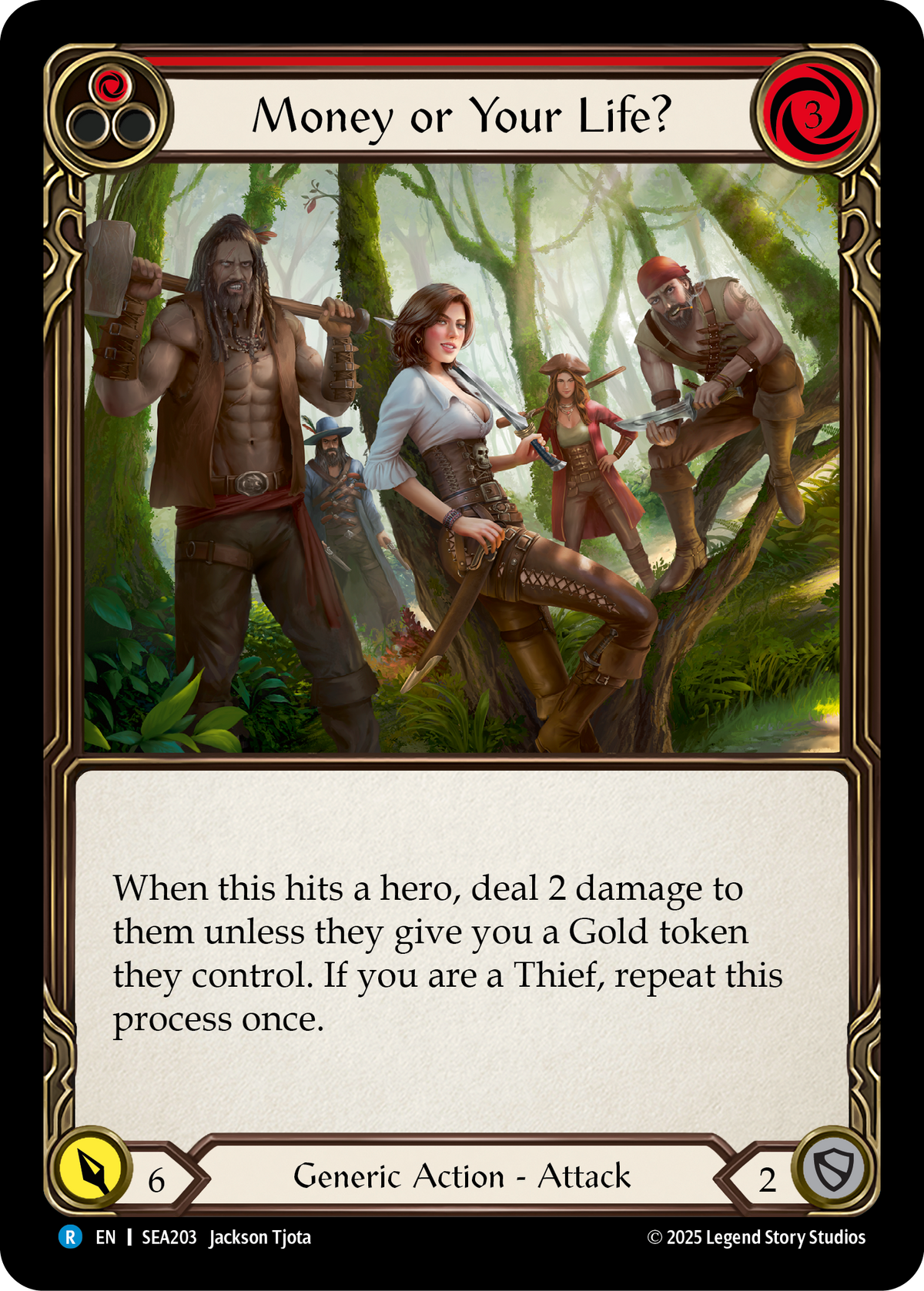 Money or Your Life? (Red) - Flesh and Blood TCG - MoxLand