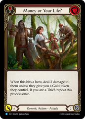 Money or Your Life? (Red) - Flesh and Blood TCG - MoxLand