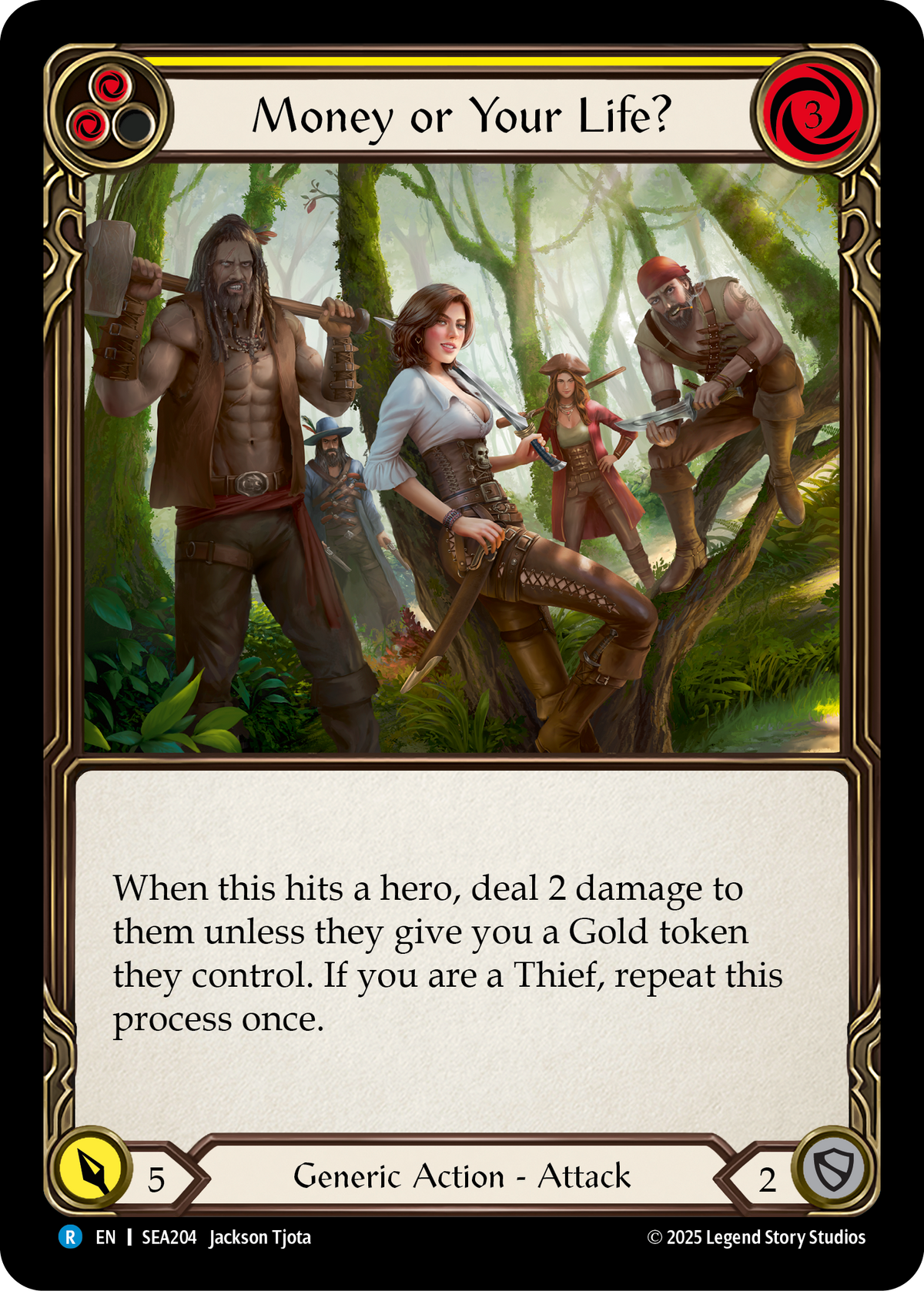 Money or Your Life? (Yellow) - Flesh and Blood TCG - MoxLand