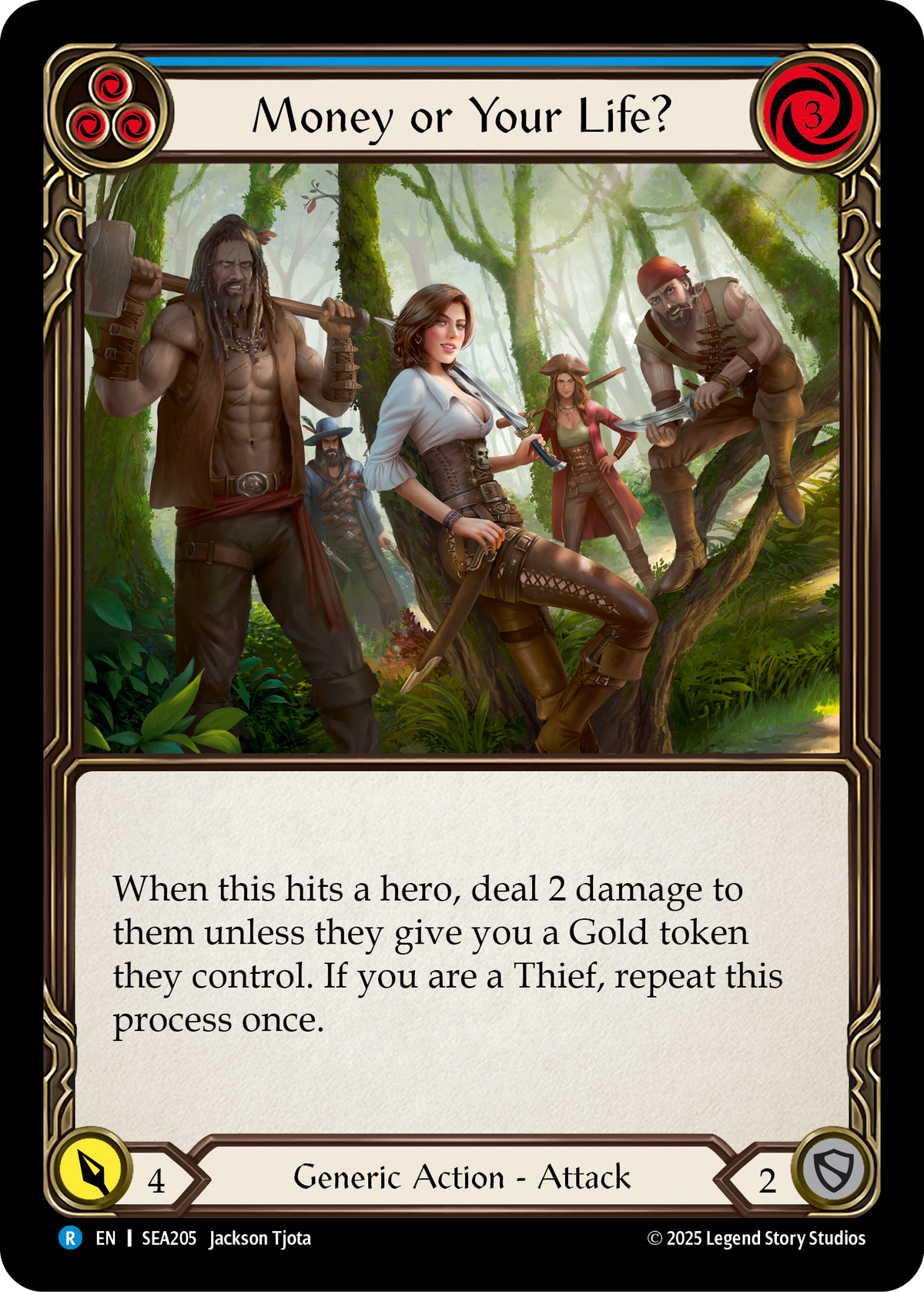 Money or Your Life? (Blue) - Flesh and Blood TCG - MoxLand
