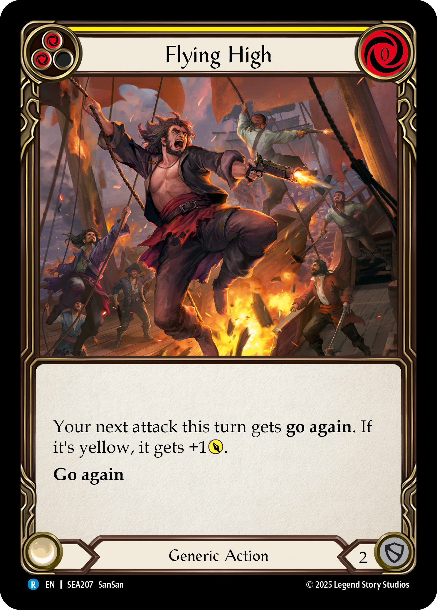 Flying High (Yellow) - Flesh and Blood TCG - MoxLand