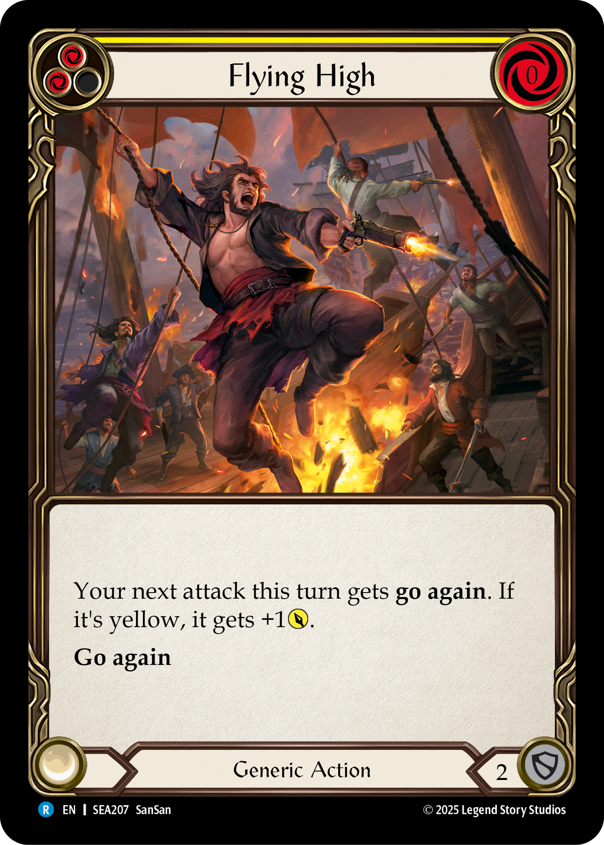 Flying High (Yellow) - Flesh and Blood TCG - MoxLand
