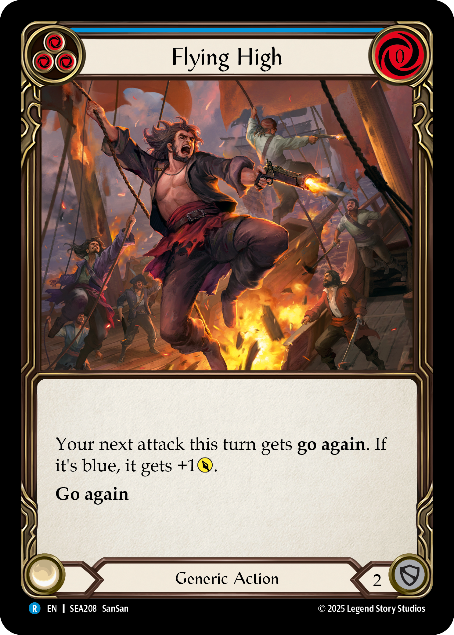 Flying High (Blue) - Flesh and Blood TCG - MoxLand