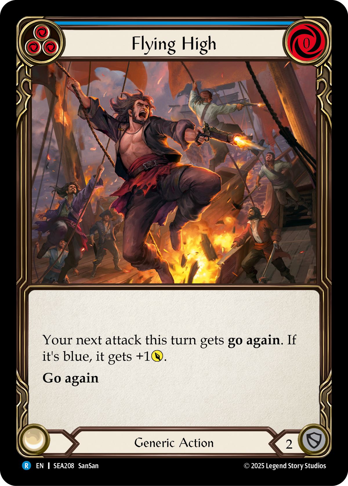 Flying High (Blue) - Flesh and Blood TCG - MoxLand