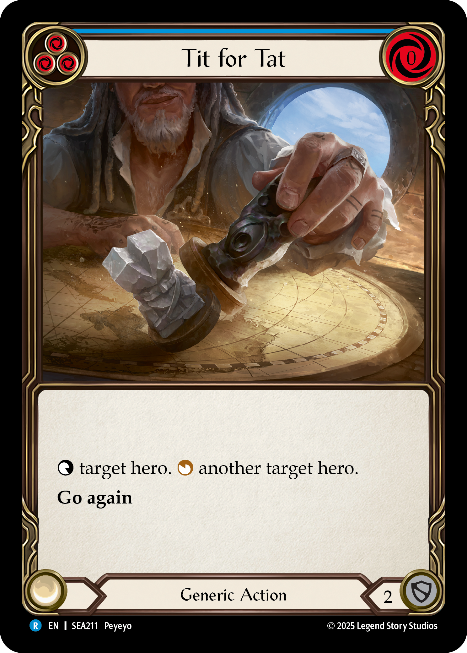 Tit for Tat (Blue) - Flesh and Blood TCG - MoxLand
