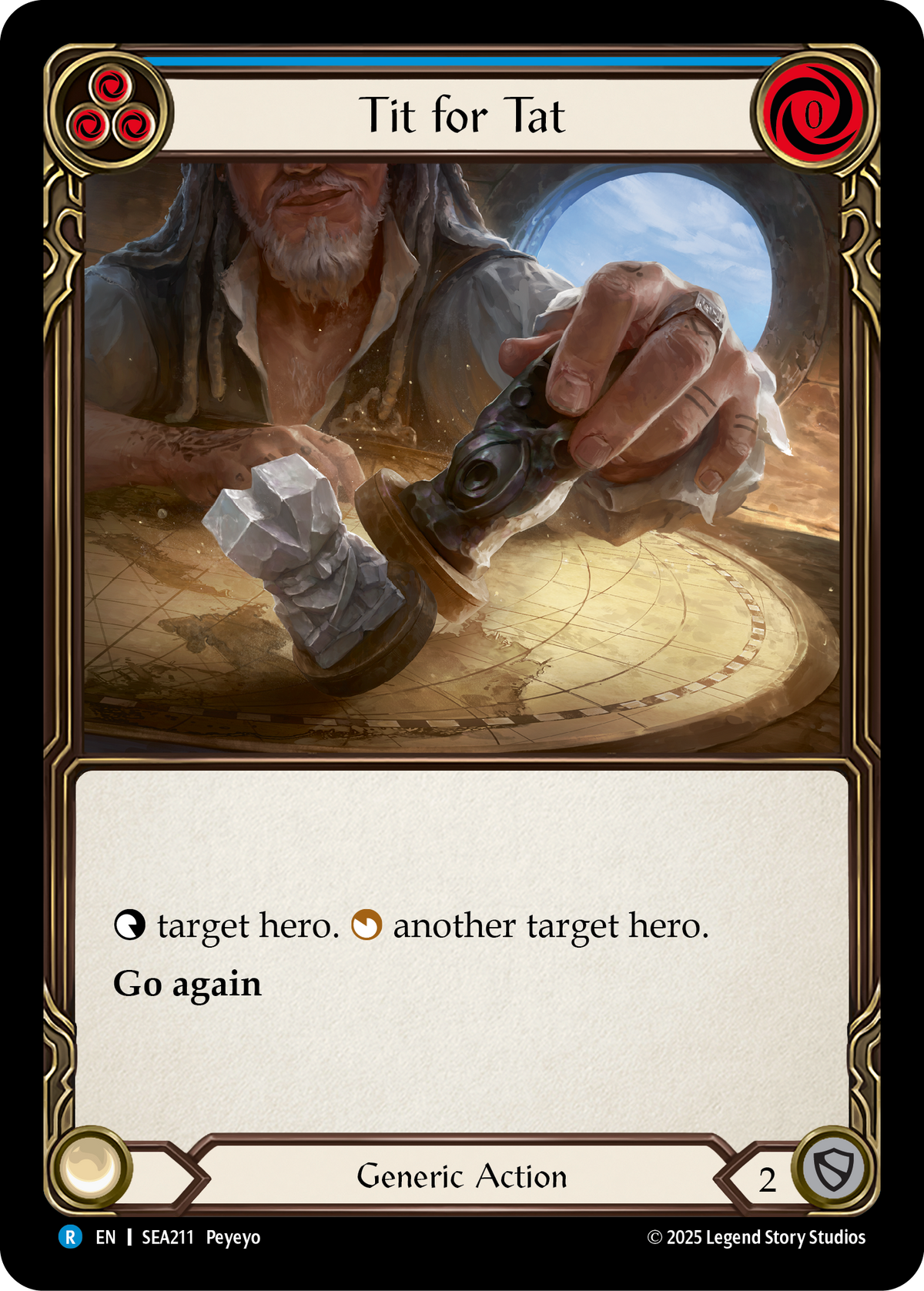 Tit for Tat (Blue) - Flesh and Blood TCG - MoxLand