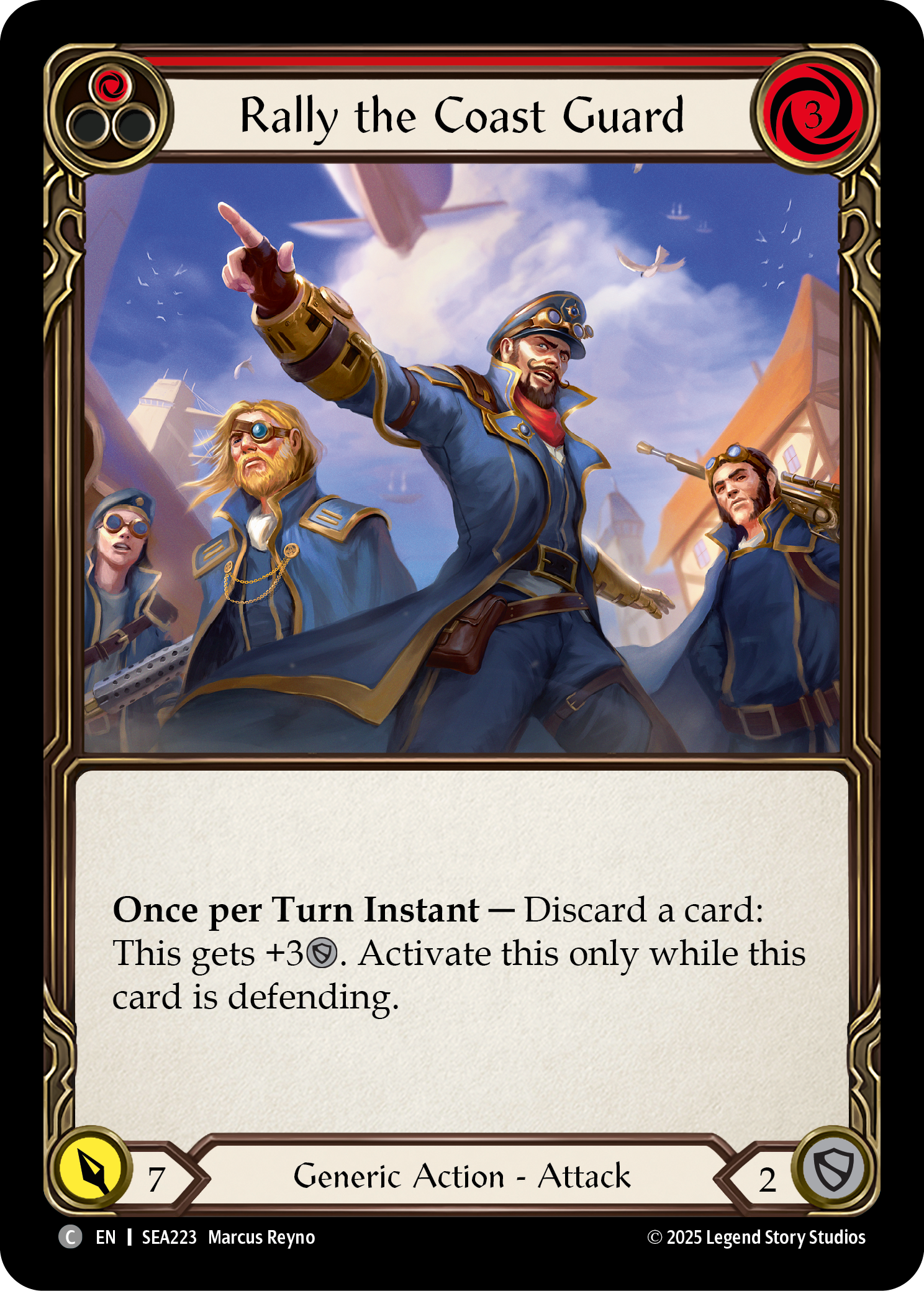 Rally the Coast Guard (Red) - Flesh and Blood TCG - MoxLand