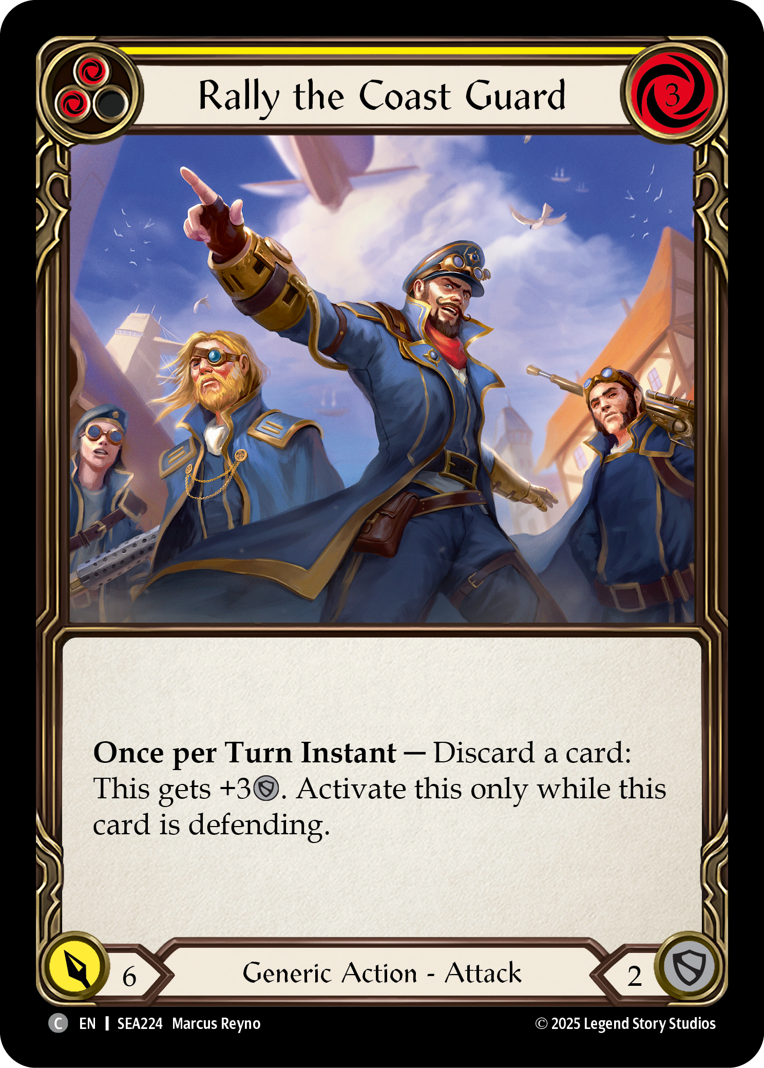 Rally the Coast Guard (Yellow) - Flesh and Blood TCG - MoxLand
