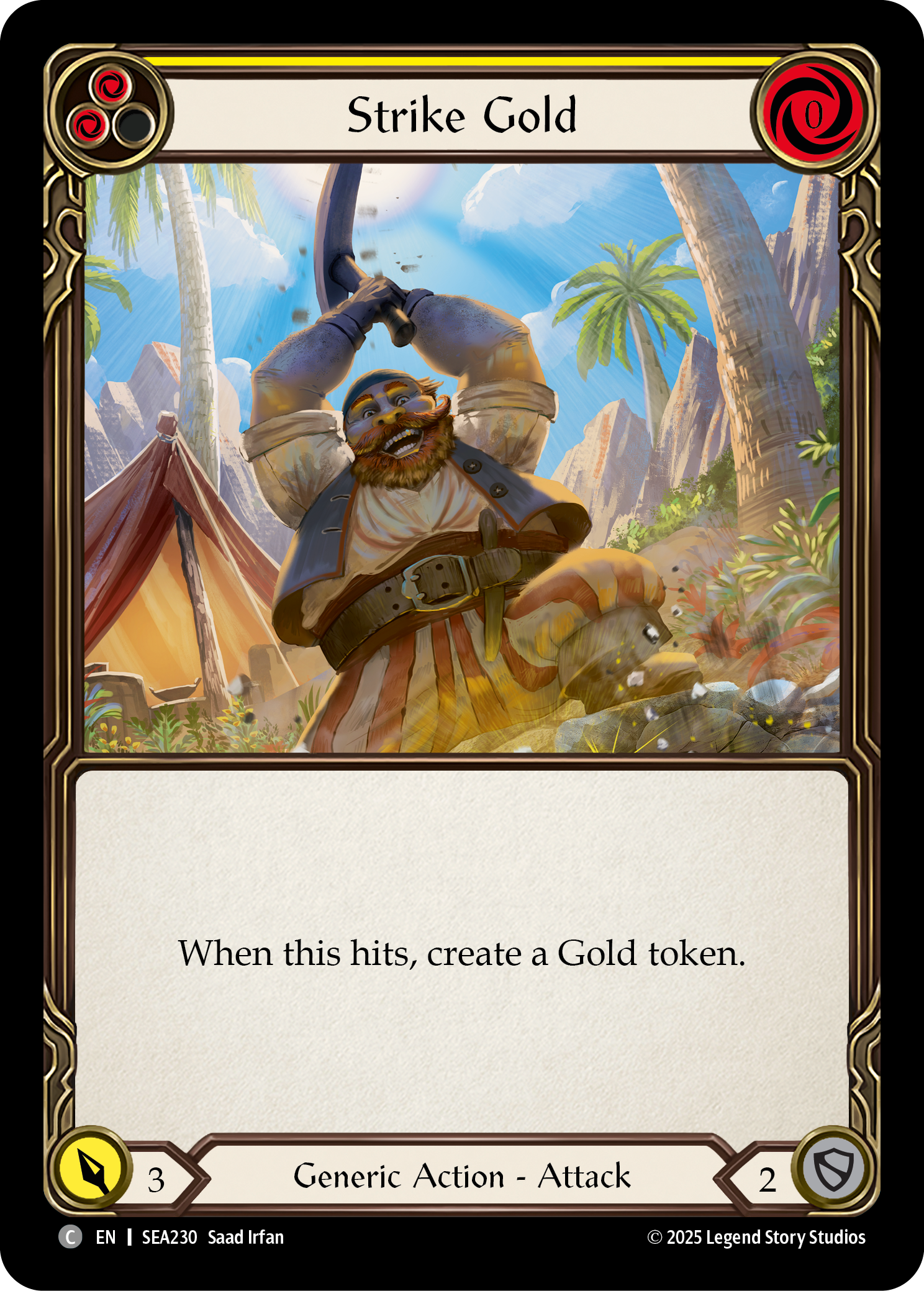 Strike Gold (Yellow) - Flesh and Blood TCG - MoxLand