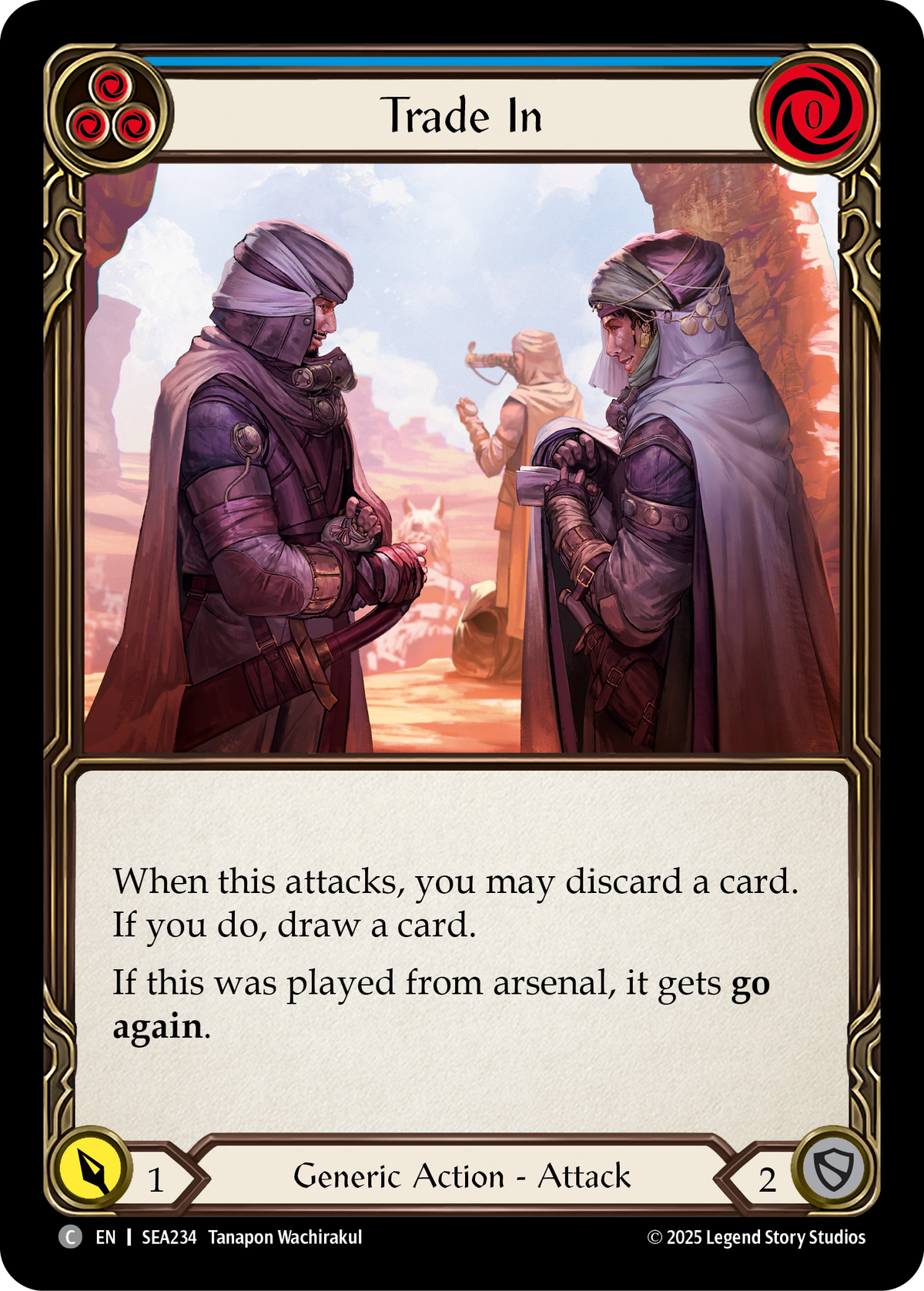 Trade In (Blue) - Flesh and Blood TCG - MoxLand